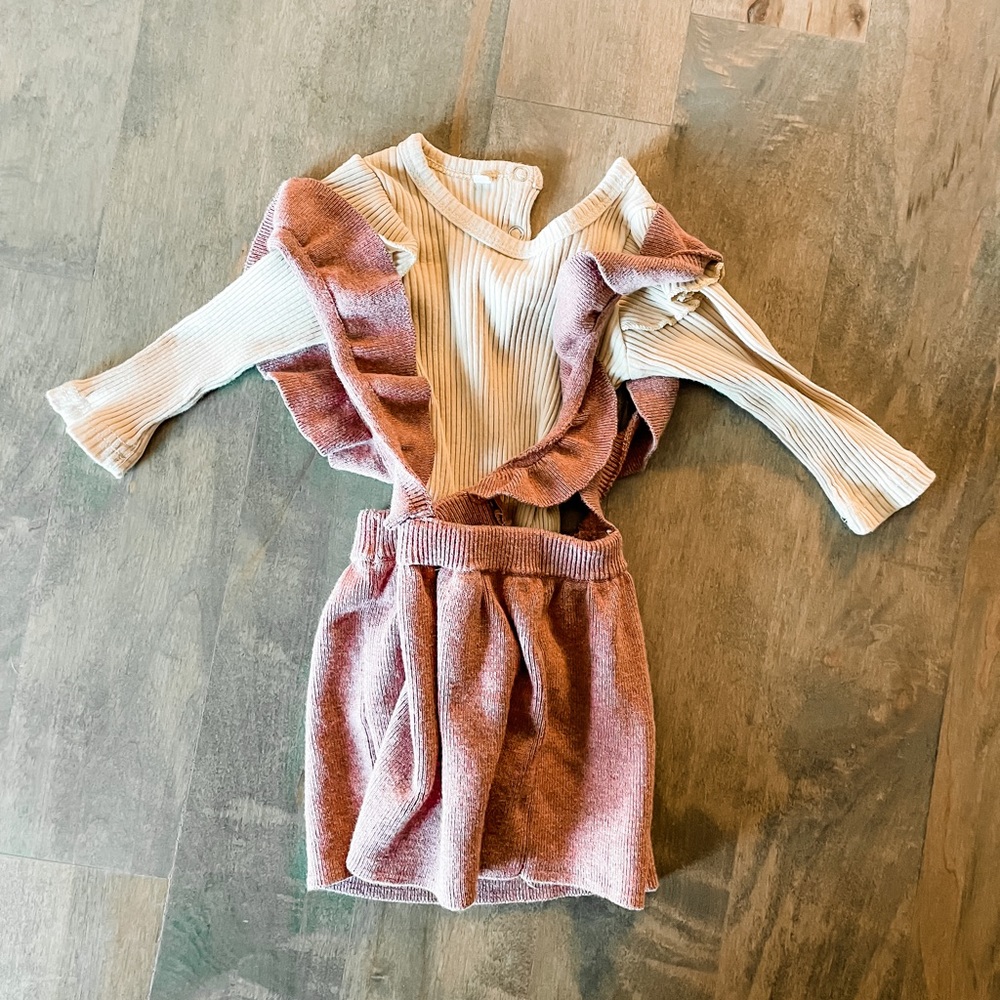 H&M Infant Romper Dress 2 Piece Set